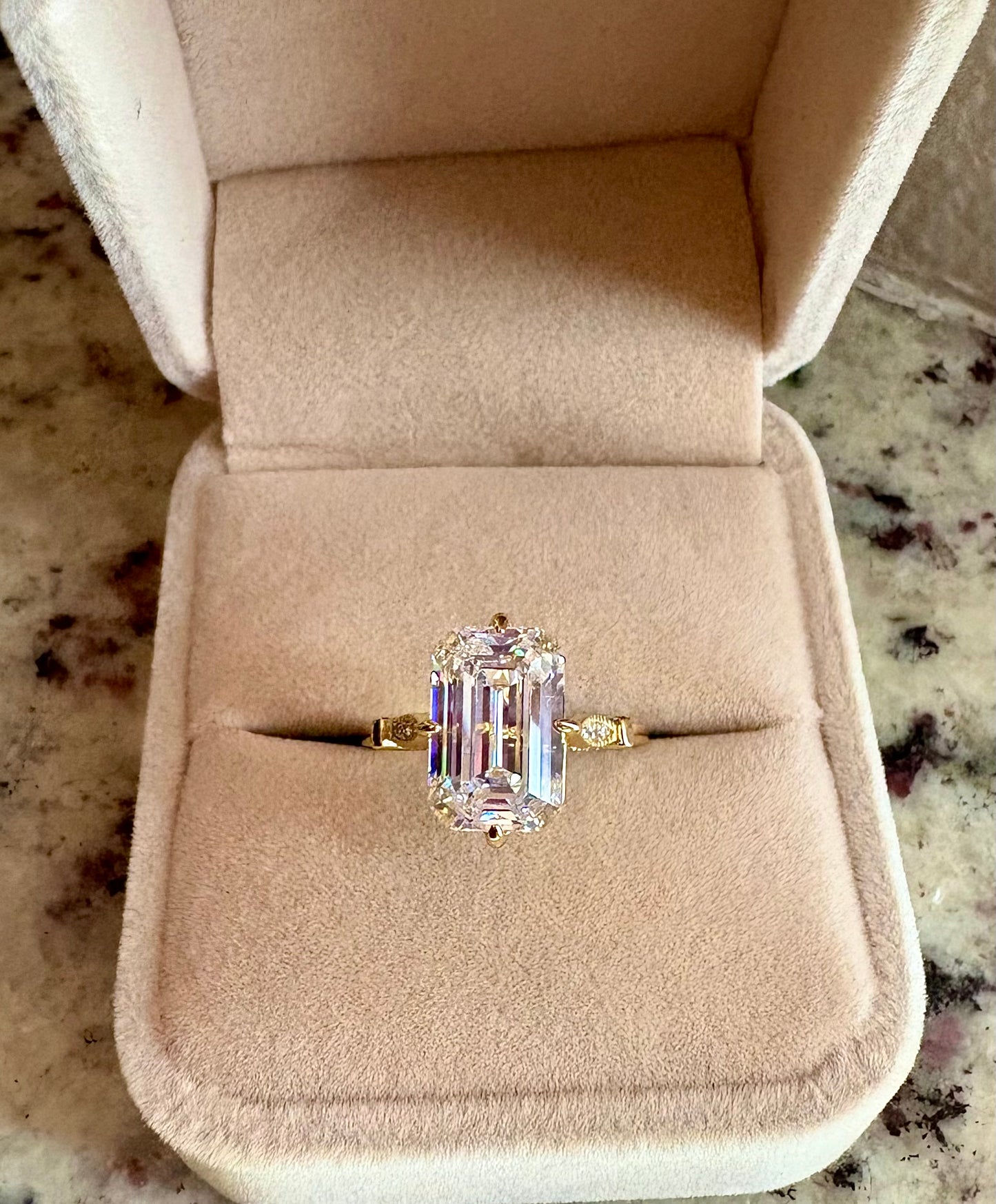 4 carat Emerald cut