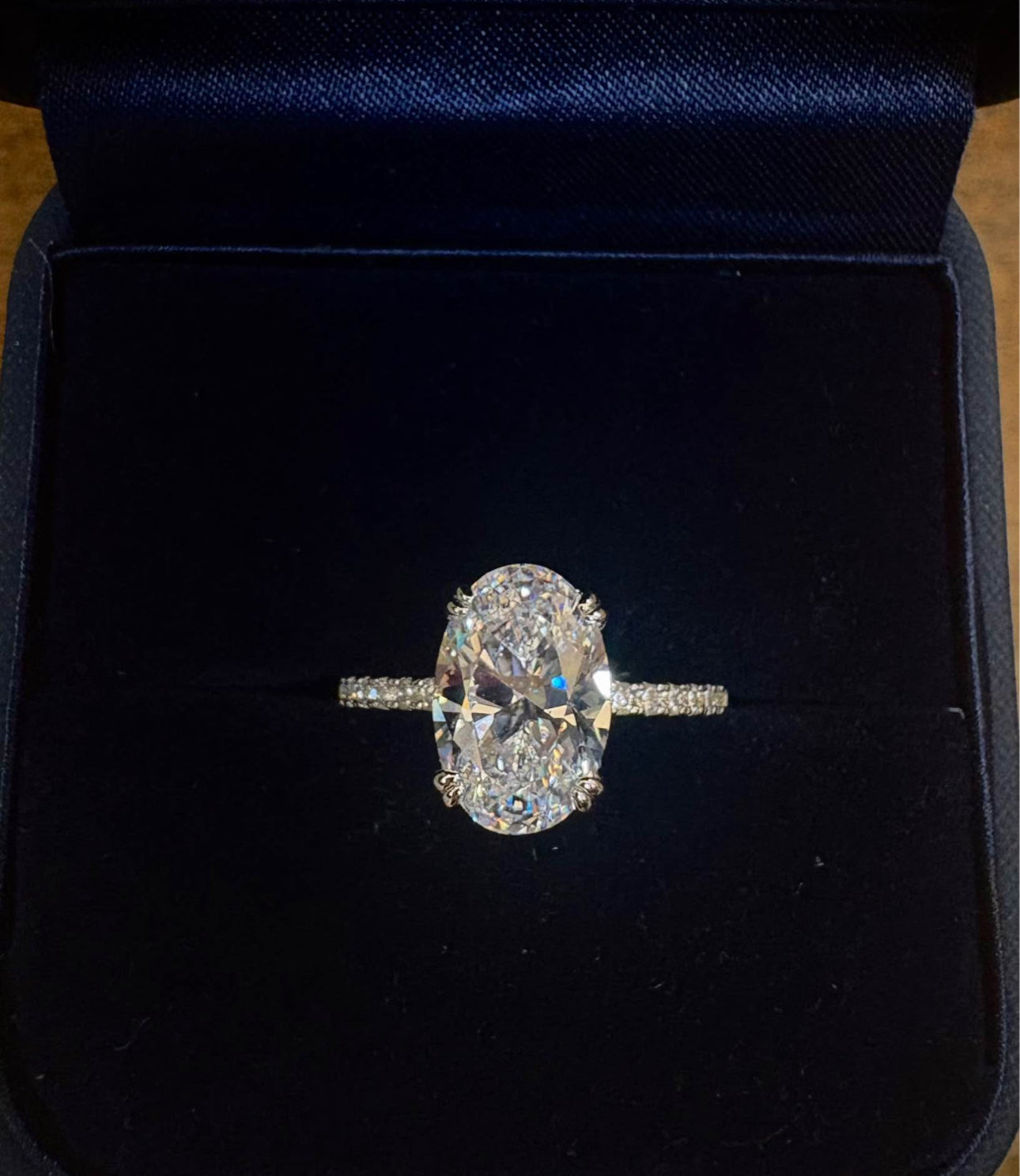 4.0 carat oval cut