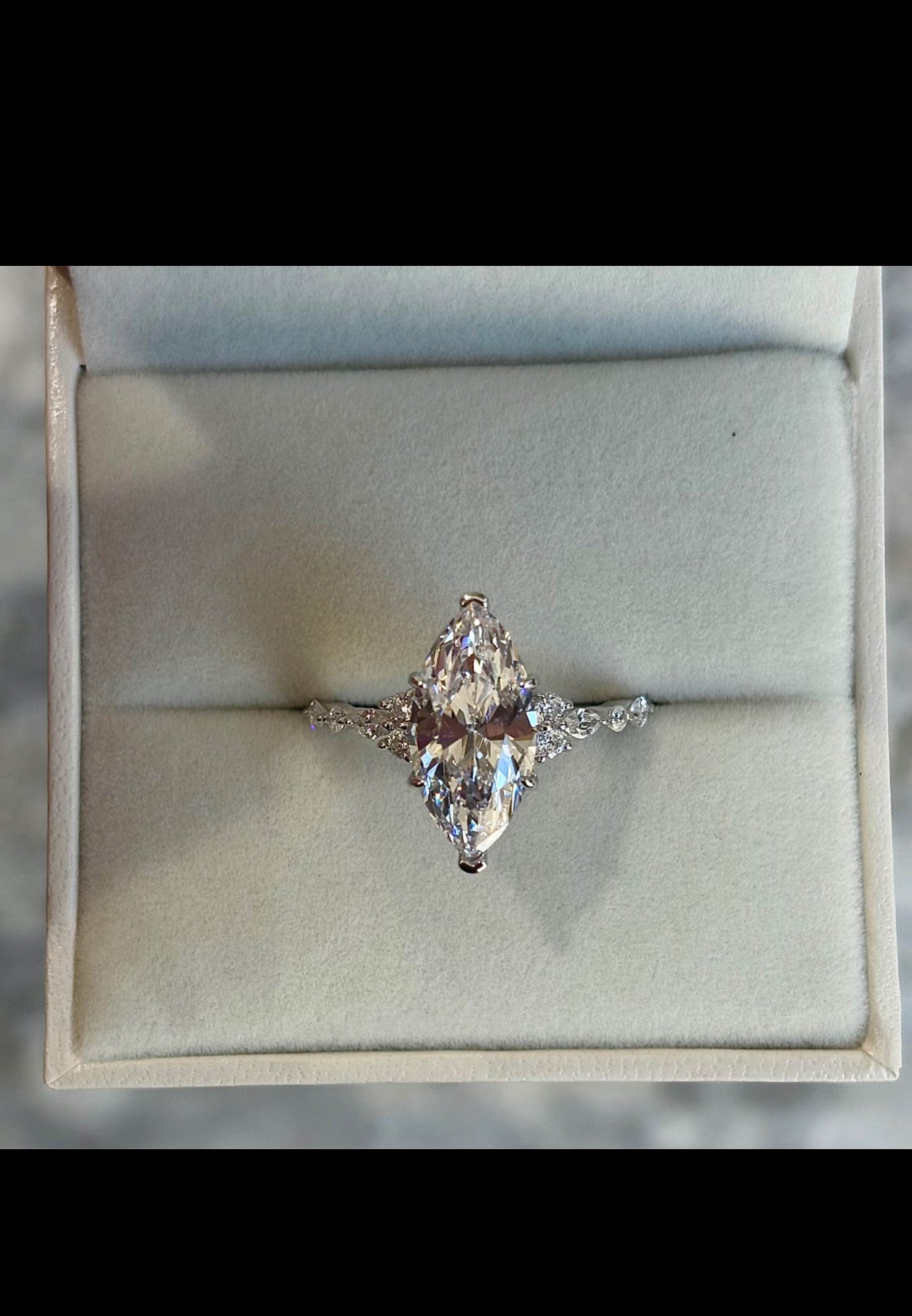 4.5ct marquise ring