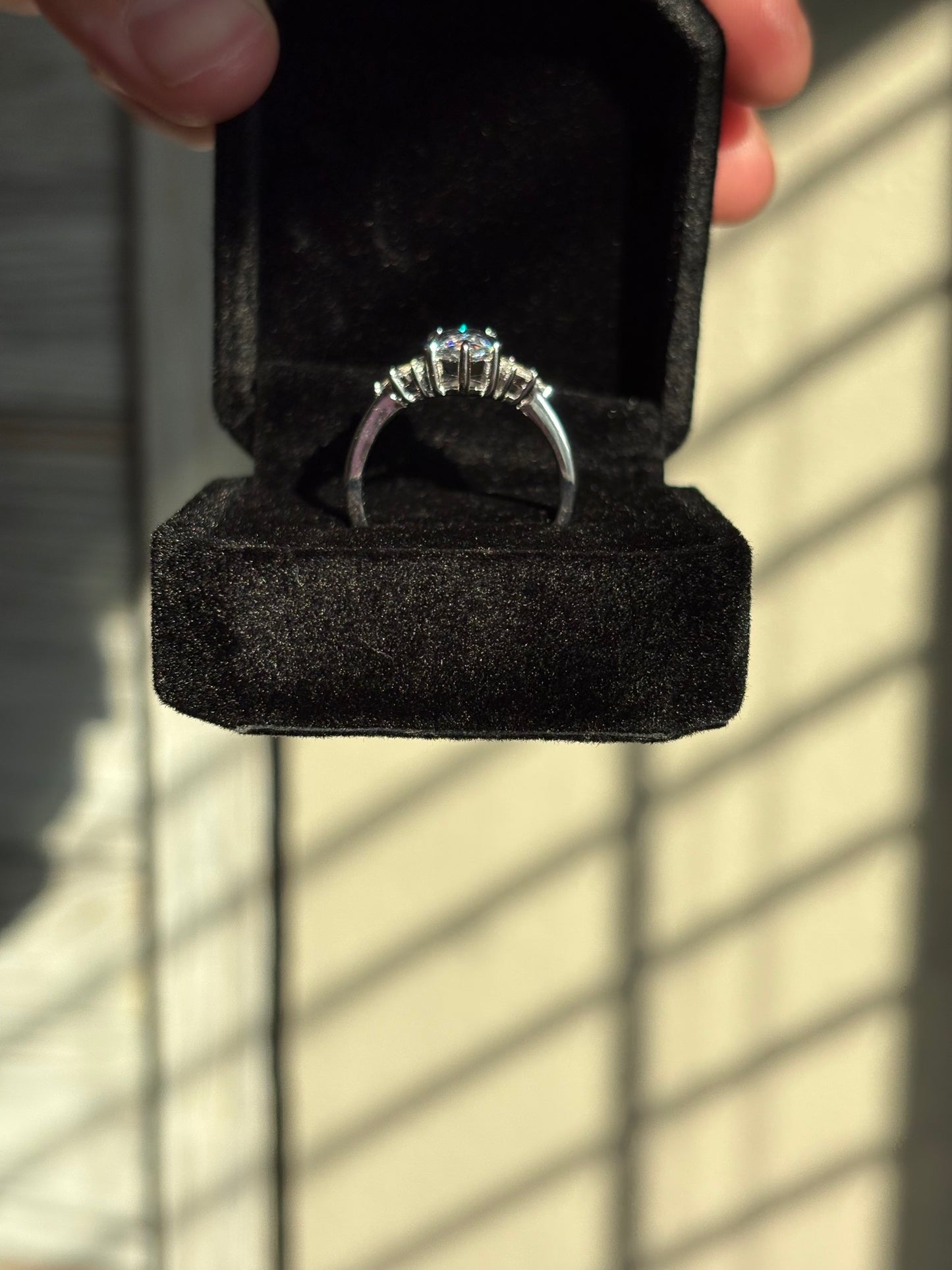 3.0 carat Marquise cut with side stones